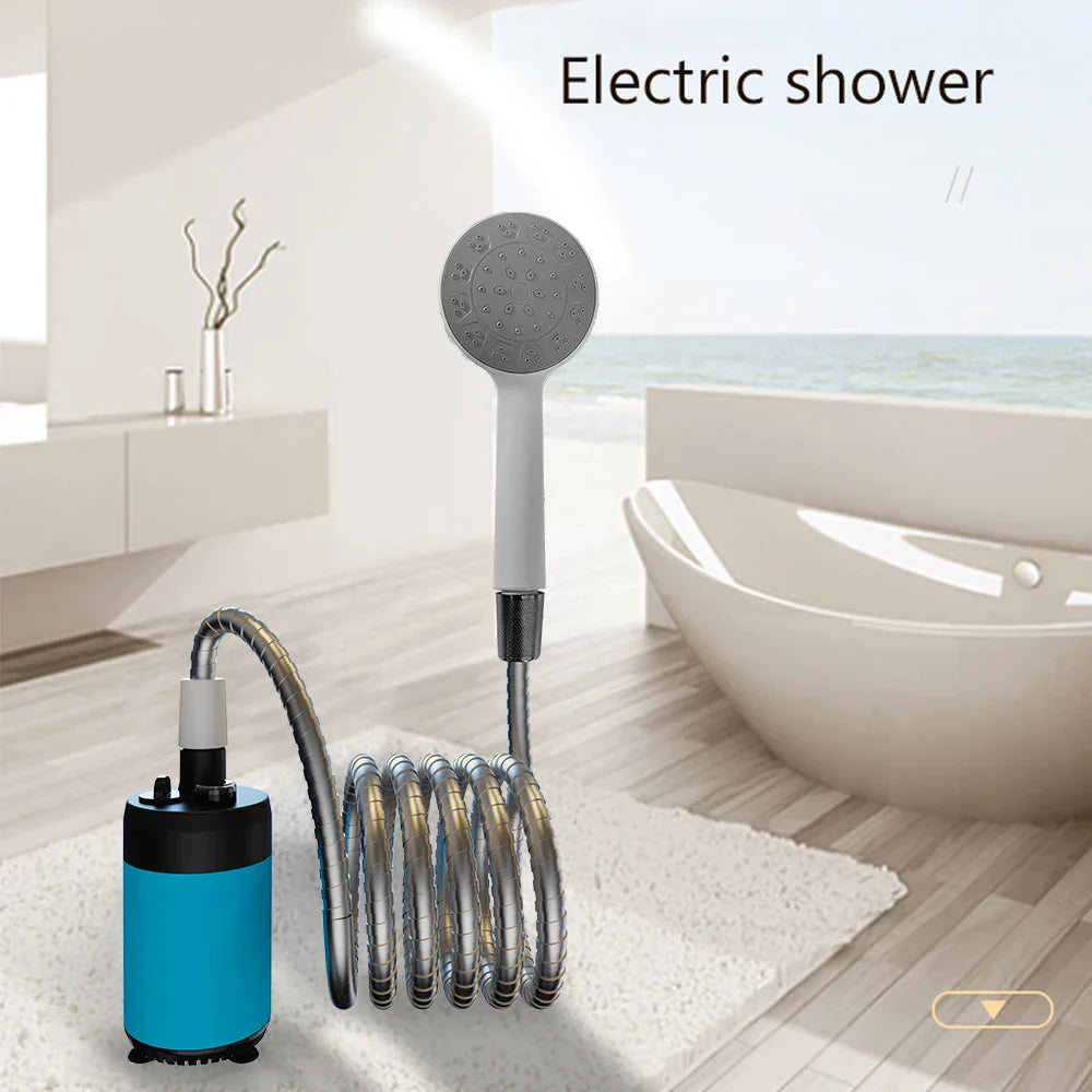 Portable Shower Outdoor Camping Shower Handheld Electric Shower