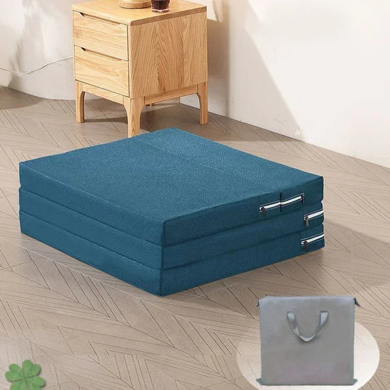 Portable Single Memory Foam Folding Mattresses Soft Lazy