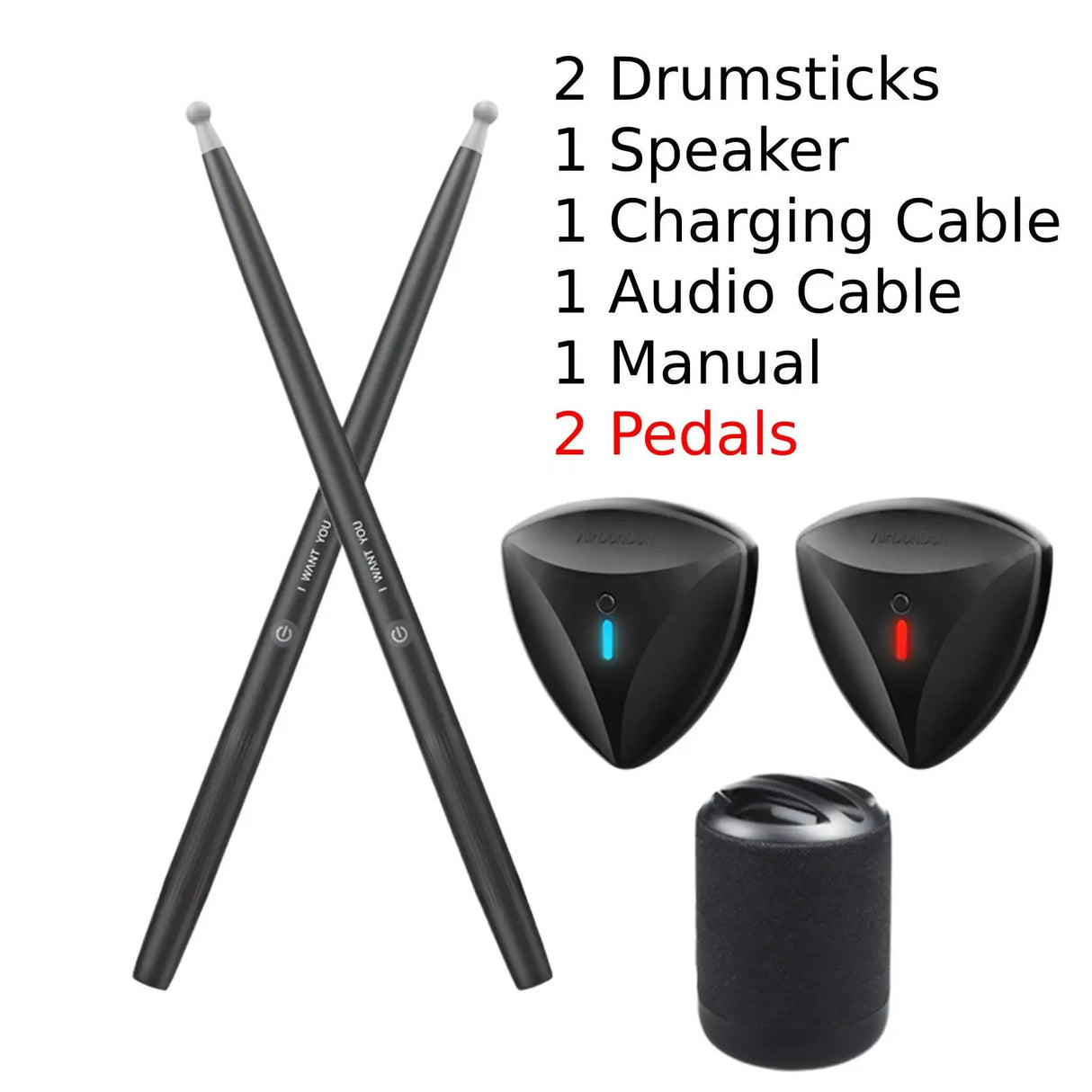 Portable Somatosensory Drum Air Electronic Drum Simulation Drums