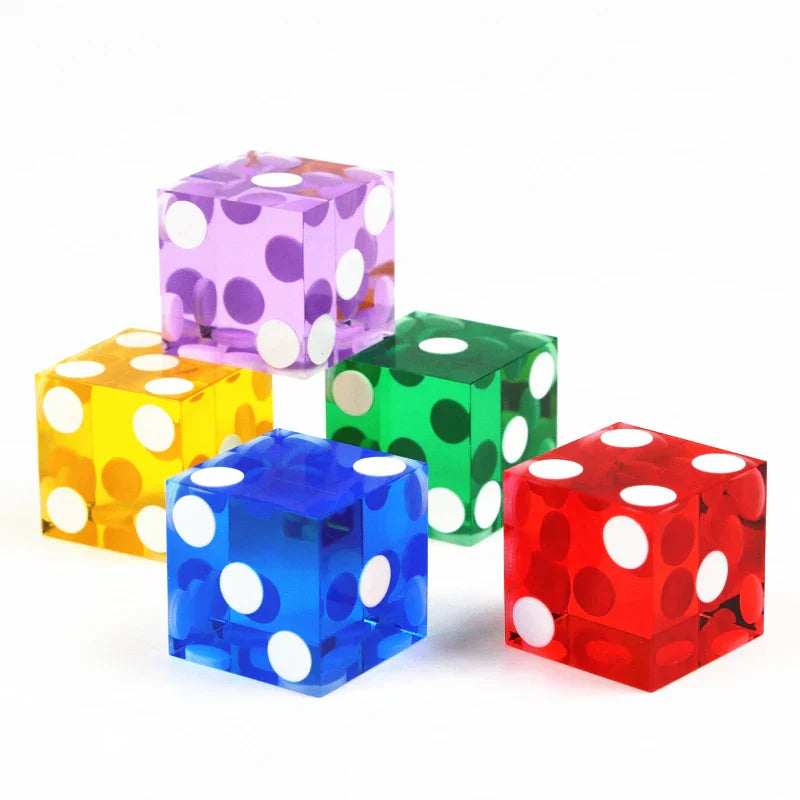 Precision Dice 19MM High-grade Acrylic TransparentSix Sided D6