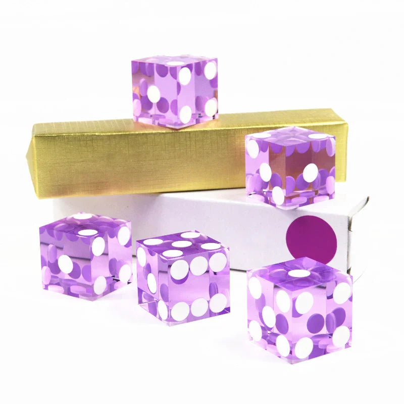 Precision Dice 19MM High-grade Acrylic TransparentSix Sided D6