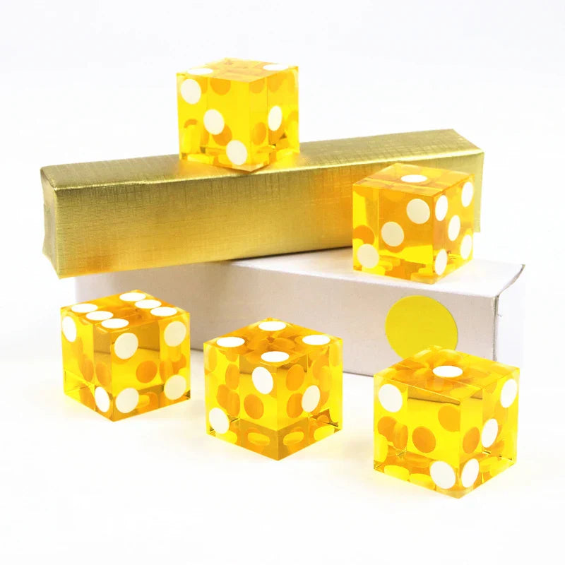 Precision Dice 19MM High-grade Acrylic TransparentSix Sided D6