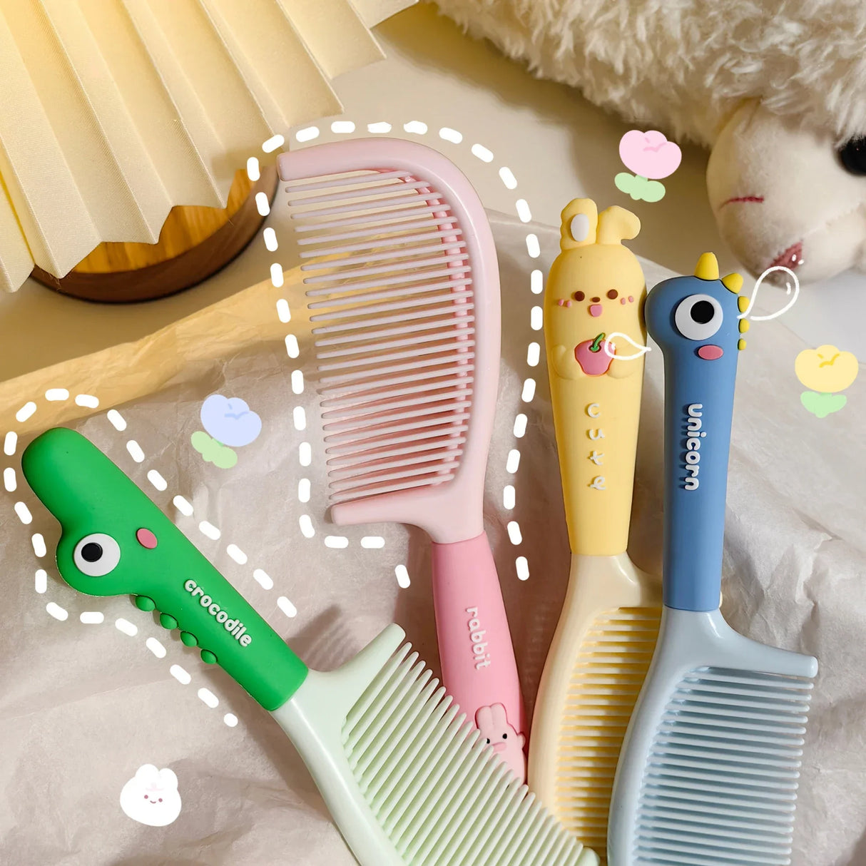 Princess Household Untangling Hairbrush Care Tools Cute Kawaii