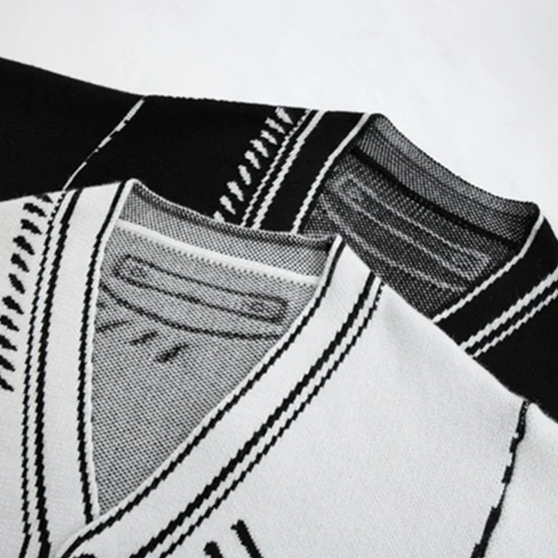 Print Graffiti Cardigan Women Long Sleeve Top Y2K