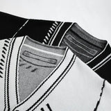 Print Graffiti Cardigan Women Long Sleeve Top Y2K