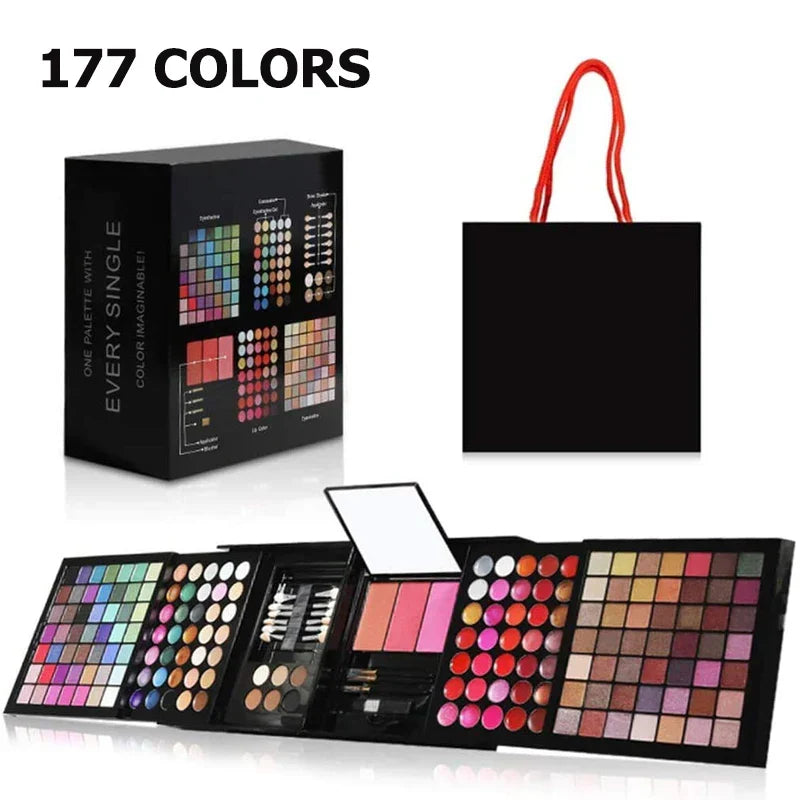 Professional 177 Color Eyeshadow Palette Makeup Cosmetic Sets