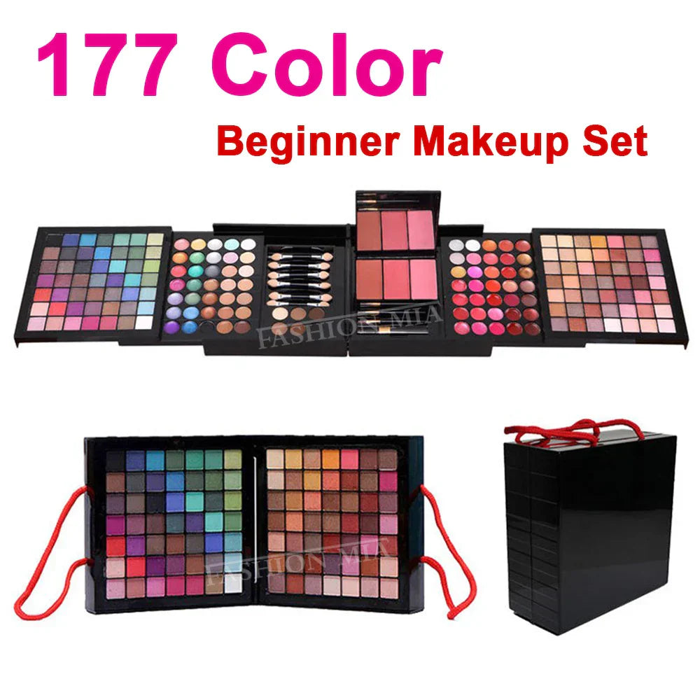 Professional 177 Color Eyeshadow Palette Makeup Cosmetic Sets