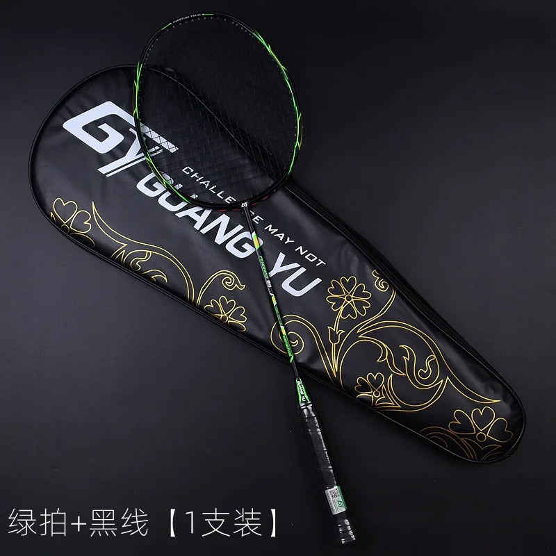 Professional 6U Ultralight Carbon Fiber Sports Training Racket