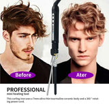 Professional 7mm Curler Iron Wand for Man Roller