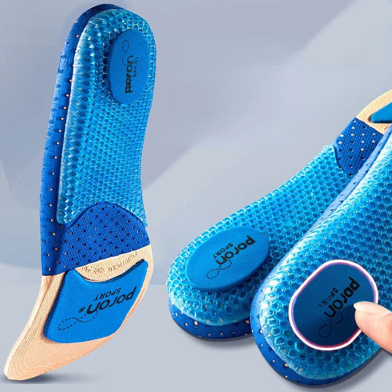 Professional Sport Insoles Breathable Technology Design Shock Absorption