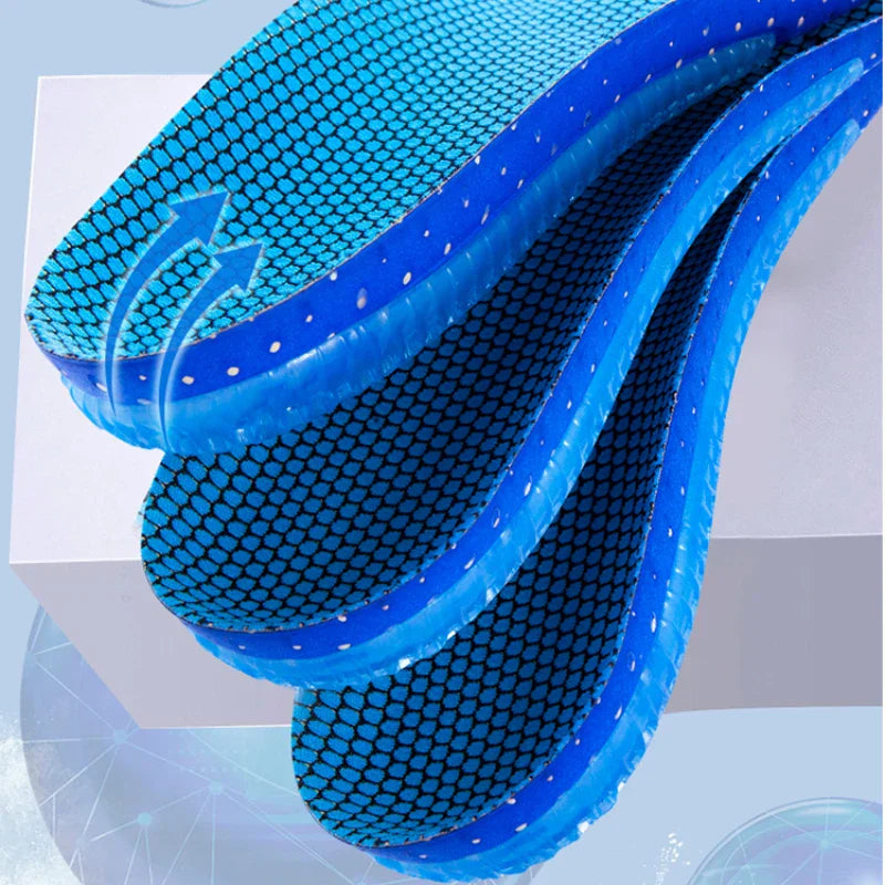 Professional Sport Insoles Breathable Technology Design Shock Absorption