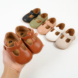 Pudcoco Baby Girl Premium PU Flats Infant First