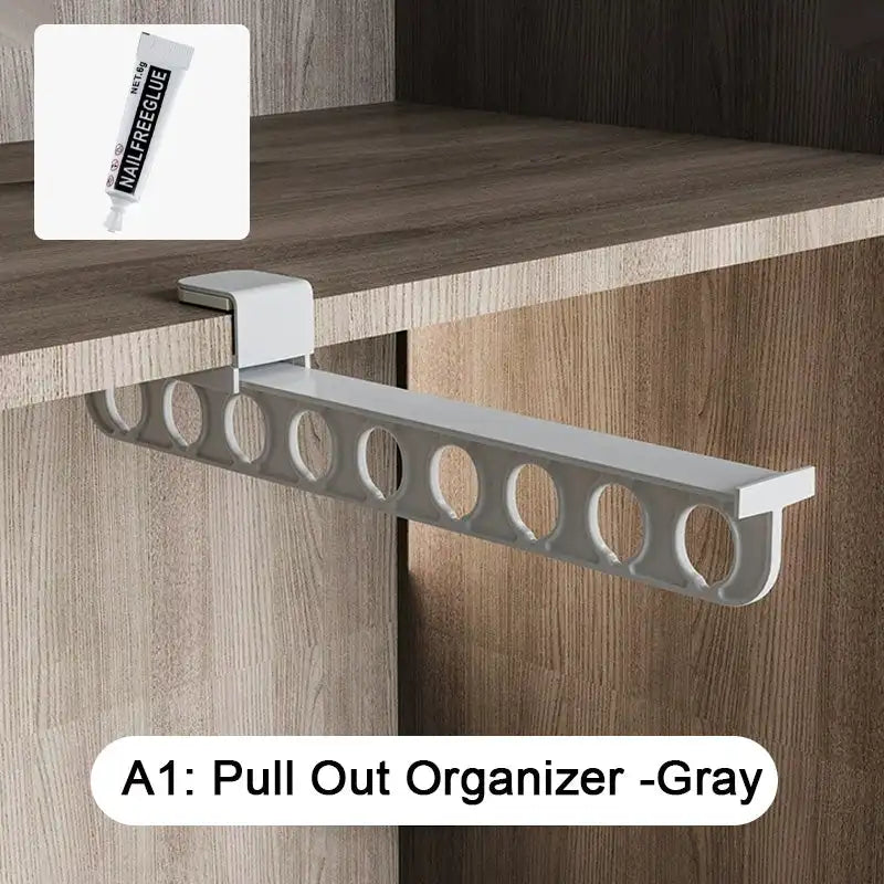 Pull Out Closet Organizer Household Pulling Slide Track