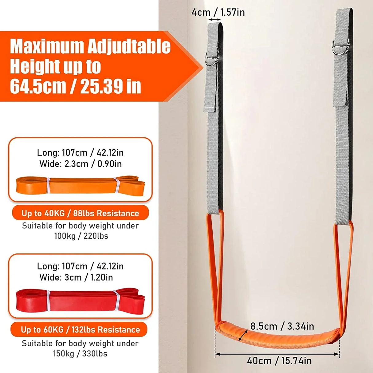 Pull Up Assistance Bands Set Resistance Strap for
