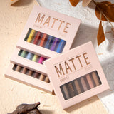 QIBEST 8 Colors Liquid Eyeshadow Sets Matte Eyeshadow
