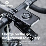 ROCKBROS Bike Light With Built In 5000mAh Batter