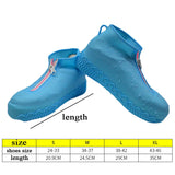 Rain Shoes Cover Solid Color Non Slip Shoes