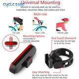 Rear Bike Tail Light USB Rechargeable Red Ultra