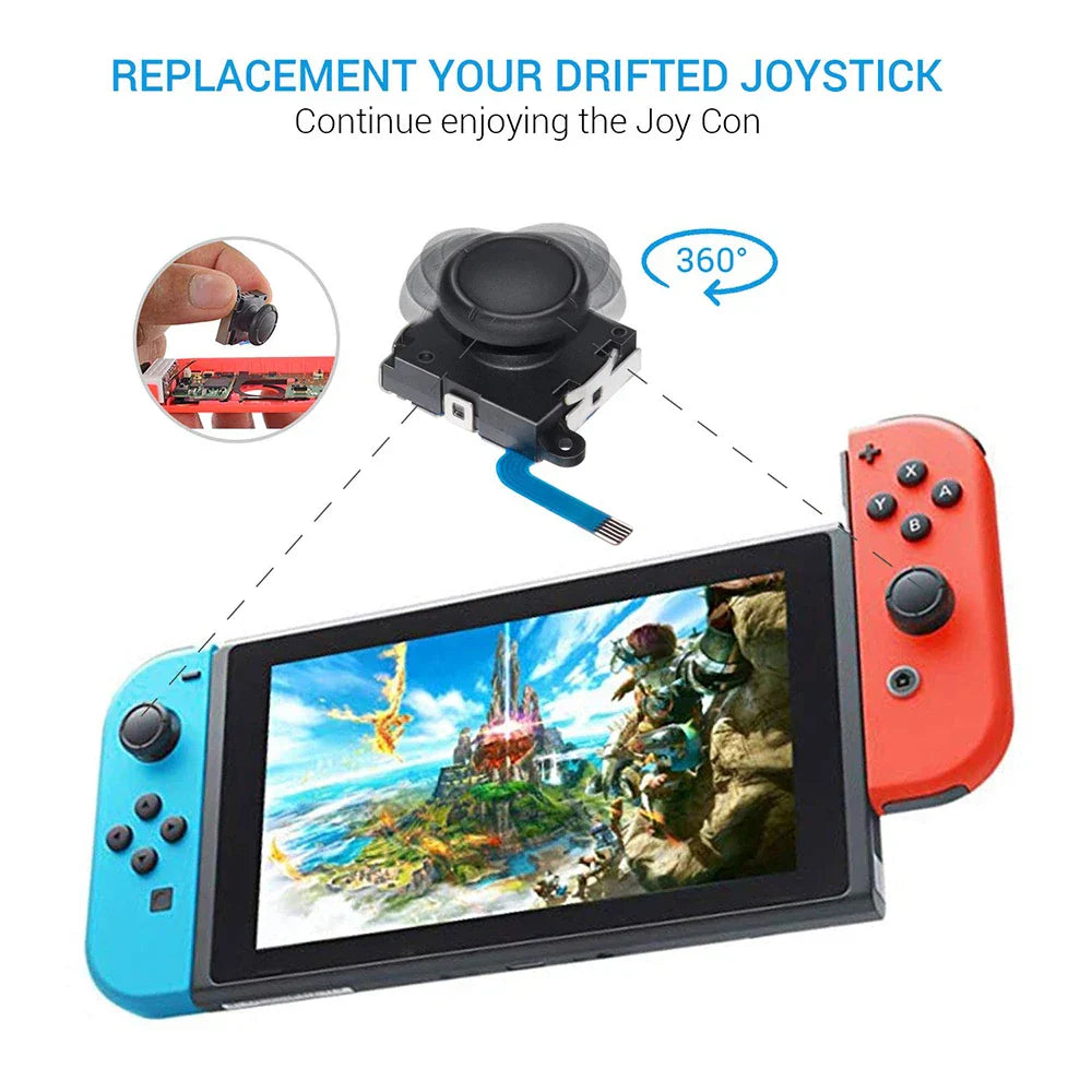 Replacement Joycon Joystick Thumb Stick Repair Kit for