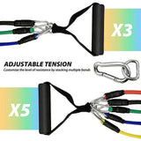Resistance Bands Set Bodybuilding Home Gym Equipment Professional