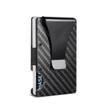 Rfid Metal Money Credit Card Holder Wallets Men Slim Thin Id Cardholder Case Short Women Small Minimalist Wallet Carbon Wallet