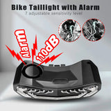 Rockbye Bicycle Rear Light Alarm Waterproof Rechargeable Scooter