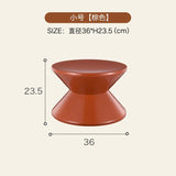 Round Coffee Table Plastic Nordic Home Furniture Living