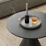 Round Light Luxury Metal Coffee Table Living Room