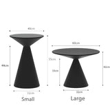 Round Light Luxury Metal Coffee Table Living Room