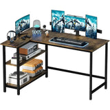 Rustic Brown Computer Desk Home Office Writing Desk