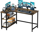 Rustic Brown Computer Desk Home Office Writing Desk
