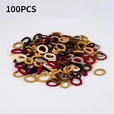 100Pcs/Lot Sweet Hair Band Girls Hair Ties Bows