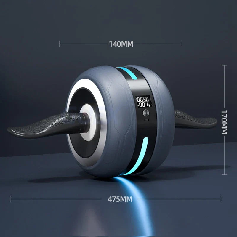 LED Automatic Rebound Ab Roller Intelligent Counting Abdominal