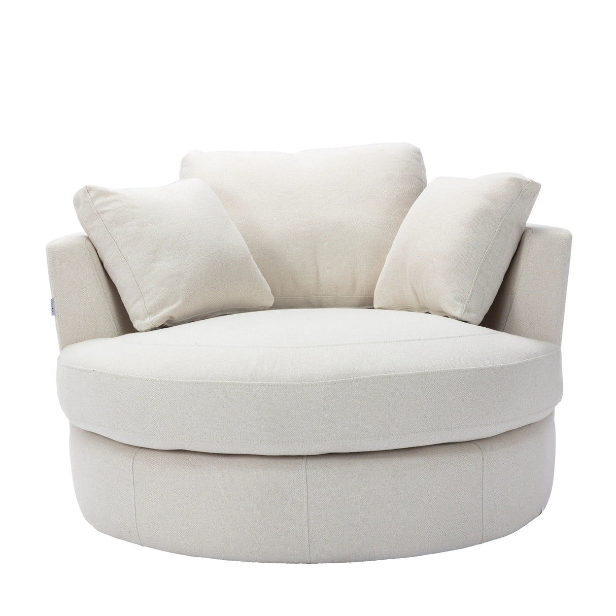 [Flash Sale]Modern Akili Swivel Accent Chair Barrel Chair