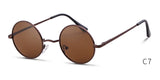 Round Sunglasses Men Polarized UV400 High Quality Brand