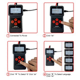 Micro 200 Pro Car Battery Tester Small Clip