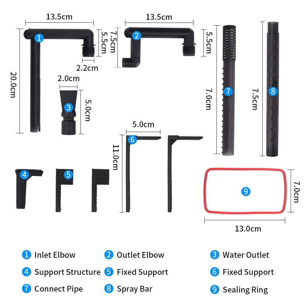 External Filter of Fish Tank Wall Mounted Filter