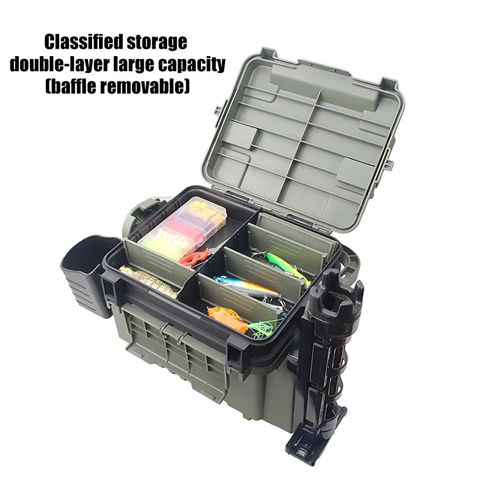 Large Capacity Fishing Tackle Box Multifunctional Fishing Lures