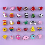 1pcs LED Shoe Charms Luminous Shoe Decorations Pins