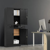 YEEZER Metal Storage Cabinet with 2 Shelves. Steel