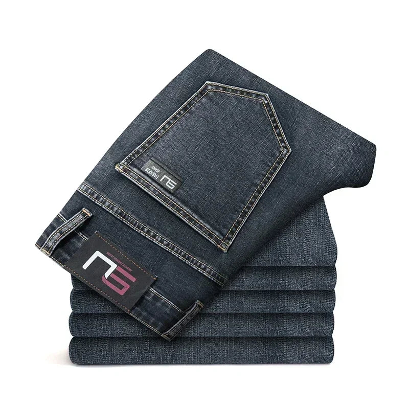 2023 Autumn New Men's Straight Leg Jeans Vintage