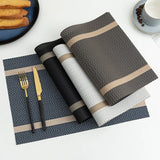 Set of 2/4 PVC Placemat for Dining Table