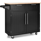 Giantex Kitchen Island Cart Rolling Storage Trolley Cart