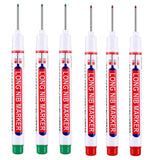 6Pcs/Set 20mm Deep Hole Long Nib Head Markers