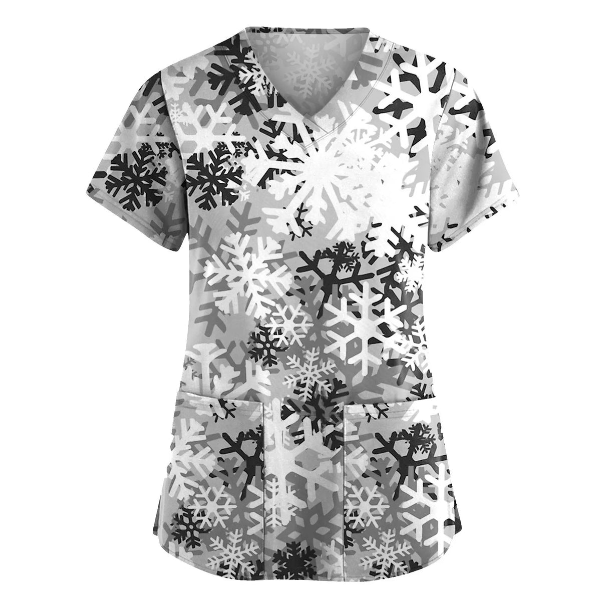 Christmas Cartoon print spa uniform beauty salon Pet