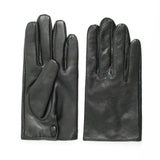 2Pcs Men's Genuine Leather Driving Gloves