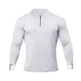 Brand Polo-Shirts Long Sleeve Male Cotton Solid Fitness