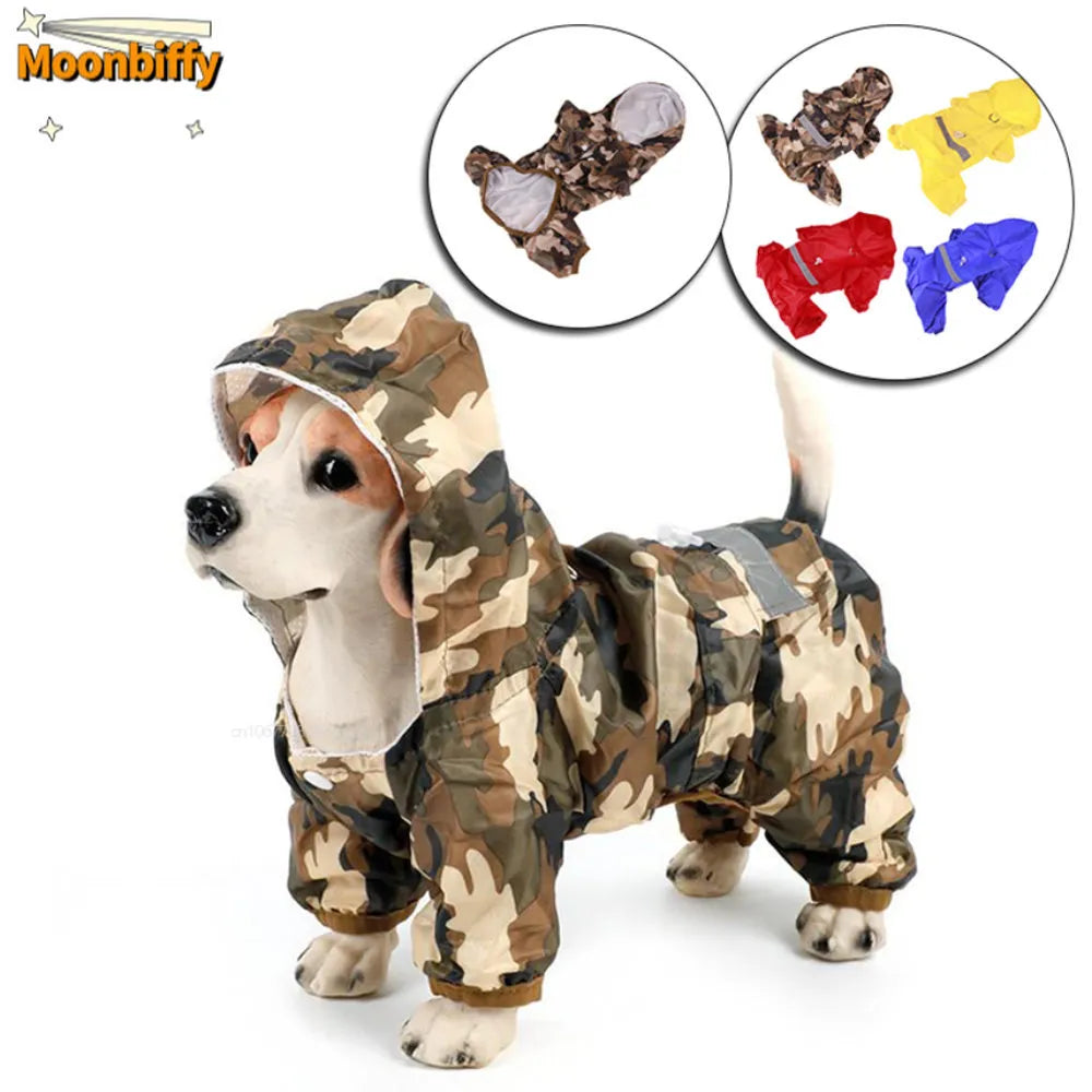 Casual Pet Dog Rain Coat Puppy Clothes Cat