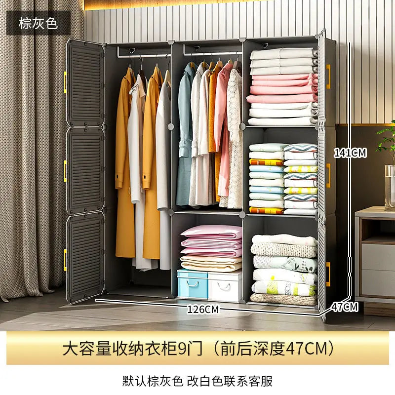 Large Size Clothes Folding Cabinets Splice Storage Toy