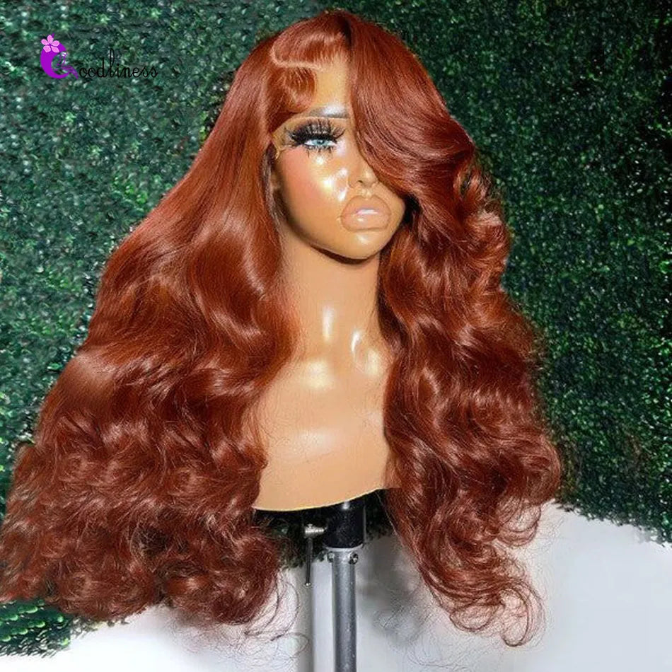 Reddish Brown 13x6 Hd Lace Frontal Wig Preplucked